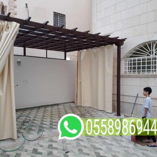 تركيب مظلات منازل استراحات في مكة المكرمة 0558986944
