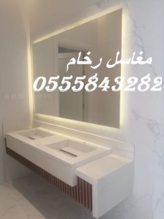  مغاسل رخام , تركيب وتفصيل مغاسل رخام حمامات في مدينة الرياض 3
