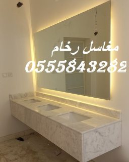  مغاسل رخام ، مغاسل حمامات منوعة , صور مغاسل حمامات بسيطه 7