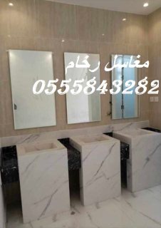  مغاسل رخام ، ديكورات مغاسل حمامات افضل صور مغاسل حمامات في الرياض  4