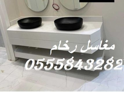  مغاسل رخام ، تركيب وتفصيل مغاسل رخام حمامات في الرياض 7