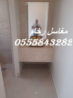 مغاسل رخام , تركيب وتفصيل مغاسل رخام حمامات في مدينة الرياض 4