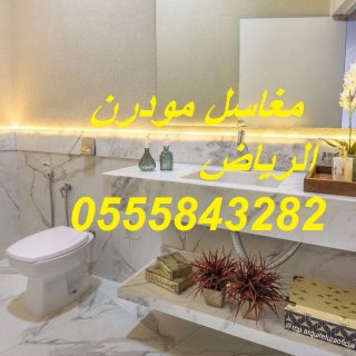  مغاسل رخام , ديكورات مغاسل الحمامات جميلة وفاخرة 3