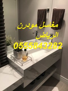  مغاسل رخام , ديكورات مغاسل الحمامات جميلة وفاخرة 4