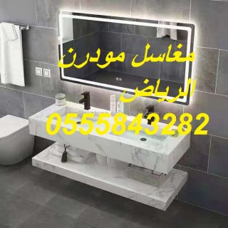  مغاسل رخام حمامات 4