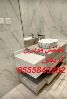  مغاسل رخام , ديكورات مغاسل الحمامات جميلة وفاخرة ,صور مغاسل حمامات رخام 3