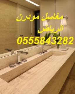 ديكورات مغاسل الحمامات جميلة وفاخرة 5