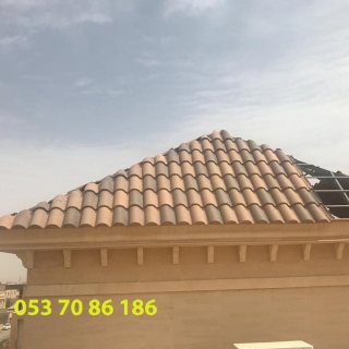  قرميد الرياض  معلم تركيب قرميد معدني وحديد 186 86 70 053 6