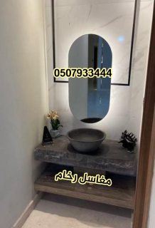 مغاسل رخام ، تركيب وتفصيل مغاسل رخام حمامات في الرياض 6