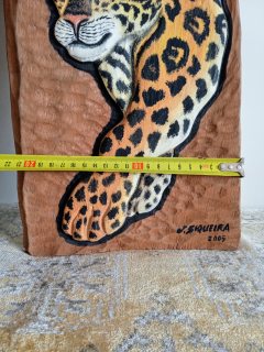 لوحتان فنيتان من  خشب السدر الأحمر للفنانة البرازيلية siqueira  4