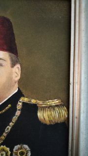 The King Farouk oil painting a unique piece  3