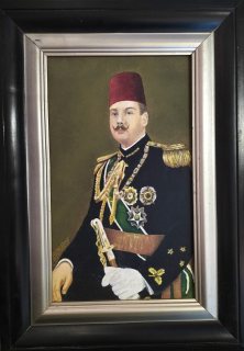The King Farouk oil painting a unique piece  5