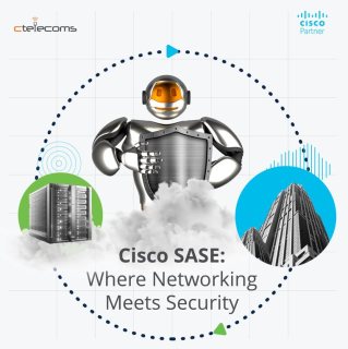  Cisco SASE بنية تجمع بين وظائف الشبكات والأمان في السحابة. 1