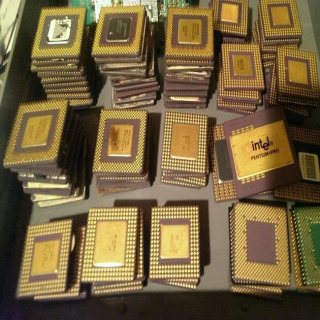 Ceramic CPU Gold Recovery Intel Processor Scrap 2