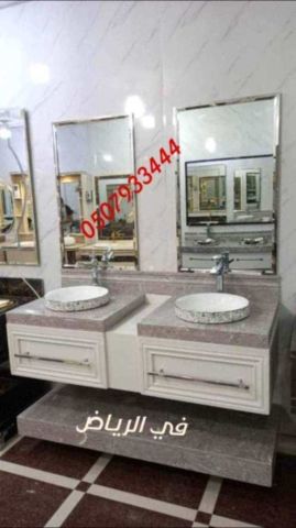 مغاسل رخام , صور مغاسل حديثة 2025 3