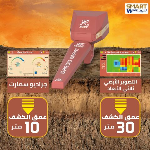 اجاكس تروي احدث جهاز لكشف المعادن و الدفائن و الفراغات 7