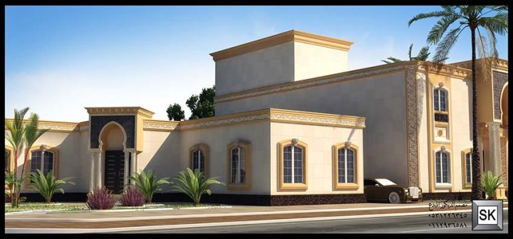 تصميم و تنفيذ واجهات فلل خارجية في جده 7