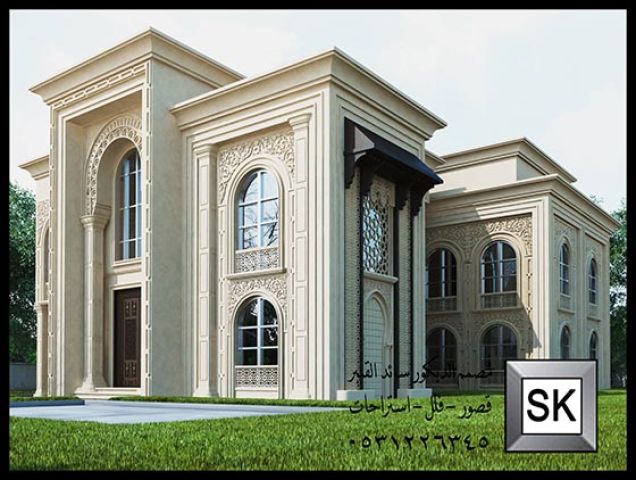تشطيب واجهات فلل بإقل التكاليف في الرياض 4