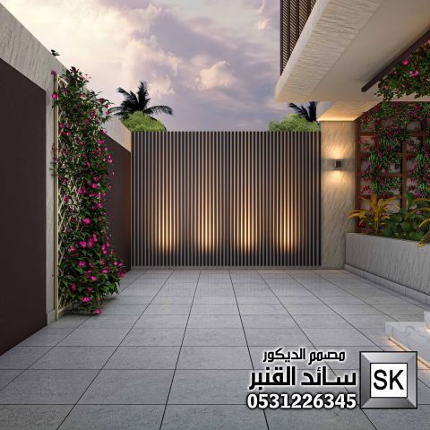 تصميم و تشطيب لاندسكيب شاليهات و مزارع في الرياض 10