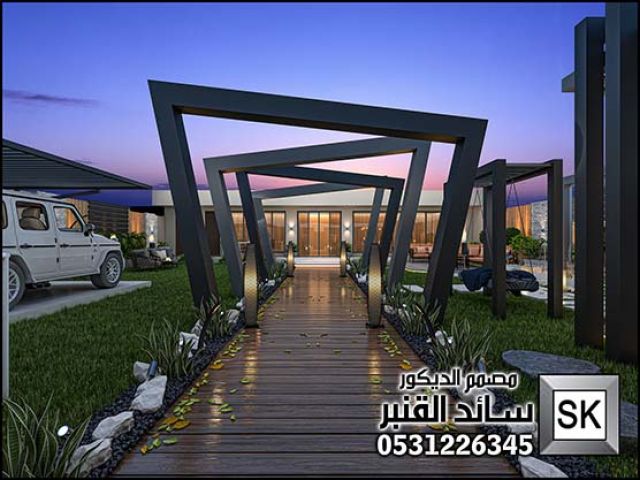 تصميم و تشطيب لاندسكيب مزارع و شاليهات في السعودية 3