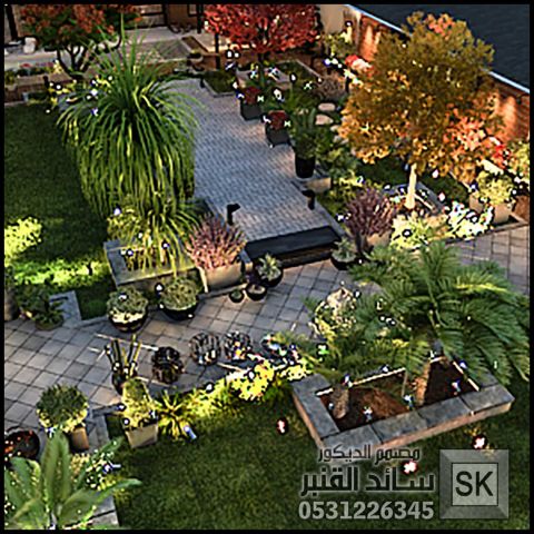 تصميم و تنفيذ و إشراف لاندسكيب شاليهات و مزارع و فلل في الرياض 4