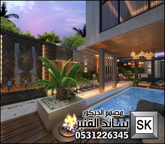 تصميم و تنفيذ و إشراف لاندسكيب شاليهات و مزارع و فلل في الرياض 10