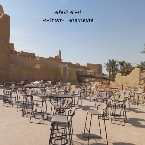 تأجير طاولات بوفيه وكراسي في الرياض ، تأجير طاولات كوكتيل 10