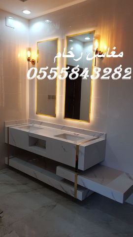 مغاسل رخام , ديكور مغاسل حديثة ، مغاسل حمامات الرياض 8