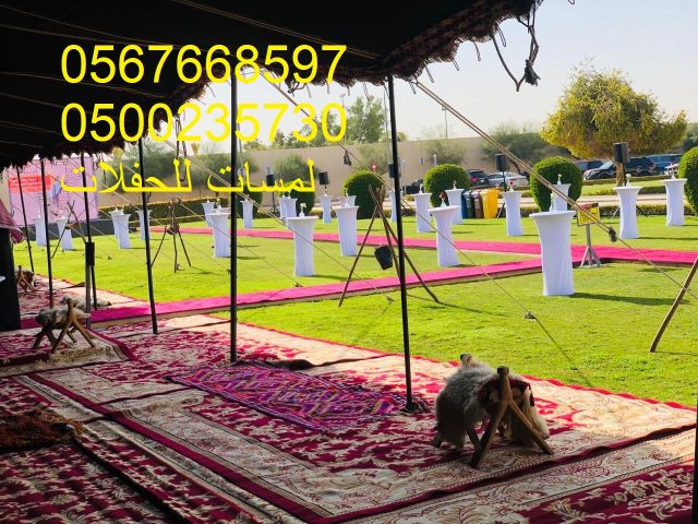 تأجير خيام شعبية في الرياض ، دلات قهوة كبيرة مع فرق شعبية 8597 76