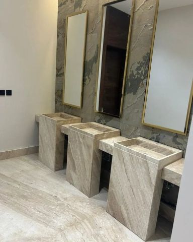 مغاسل رخام , بناء مغاسل رخام حمامات 7