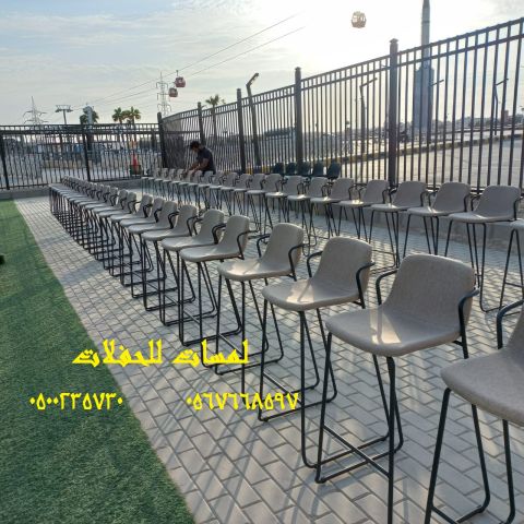 تأجير طاولات بوفيه وكراسي في الرياض ، تأجير طاولات كوكتيل  3