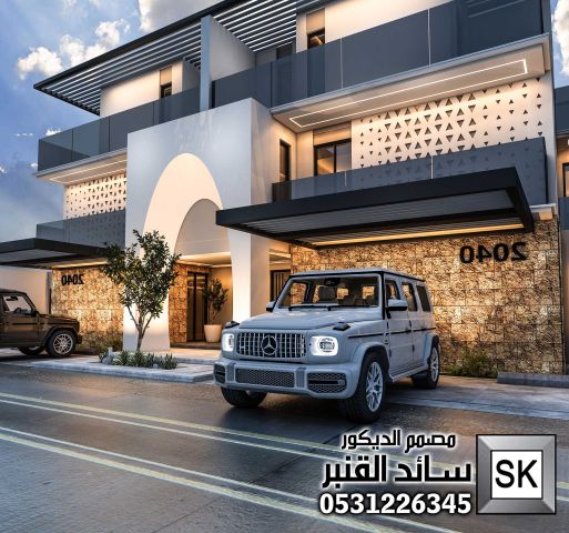 تصميم و تنفيذ تاون هاوس فاخر في الرياض 10
