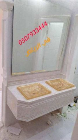 مغاسل رخام , مغاسل حمامات منوعة , صور مغاسل حمامات بسيطة 4