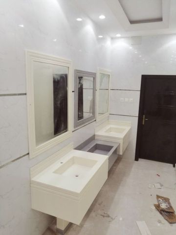  مغاسل رخام ، ديكورات حمامات فاخرة  8