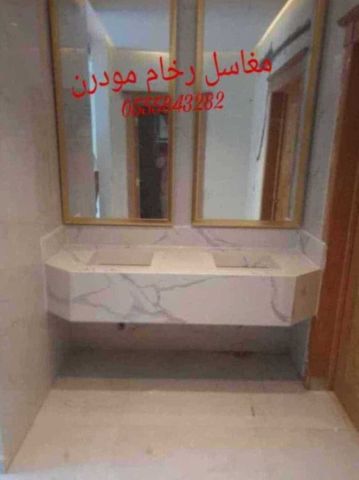  مغاسل رخام , صور مغاسل حمامات امريكية جديدة