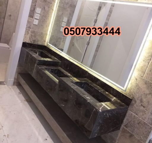   مغاسل رخام ، صور مغاسل حمامات امريكية جديدة 10