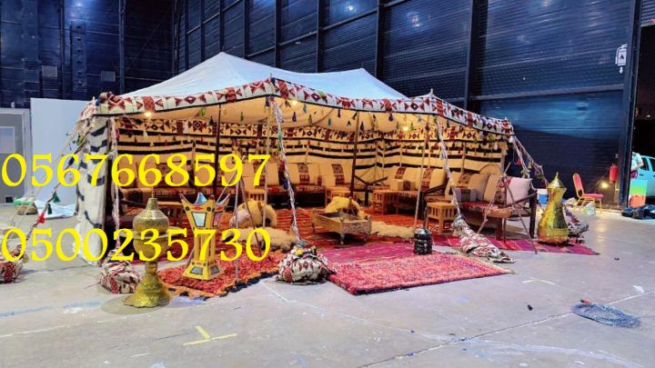   تأجير خيام شعبية في الرياض ، جلسات شعبية ، مباخر ، دلات قهوة 4