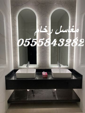  مغاسل رخام ، ديكورات مغاسل حمامات ,صور مغاسل 10
