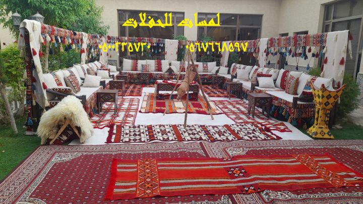 تأجير جلسات مودرن في الرياض ، جلسات شعبية ، بيوت شعر 8597 766 056 10