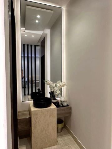 مغاسل رخام , ديكورات مغاسل حمامات جديدة 6
