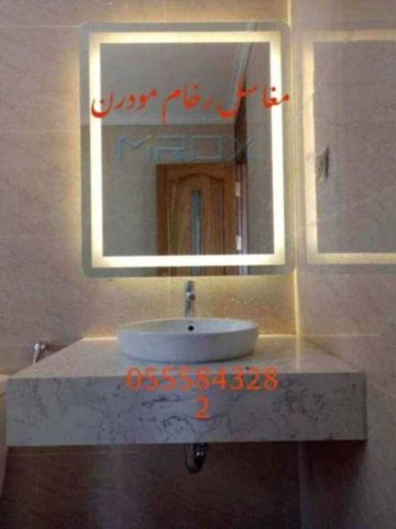 مغاسل رخام ، احدث صور مغاسل الحمامات الحديثة 9