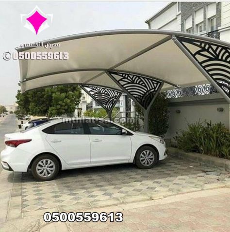 توريد وتركيب مظلات مشاريع مظلات مواقف سيارات تبوك 0500559613 نيوم 4