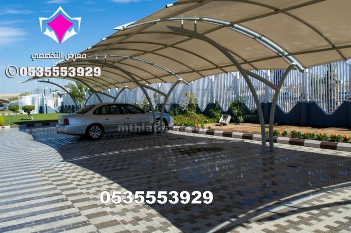 توريد وتركيب مظلات مشاريع مظلات مواقف سيارات تبوك 0500559613 نيوم 7