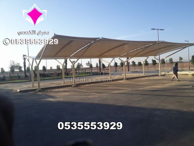 توريد وتركيب مظلات مشاريع مظلات مواقف سيارات تبوك 0500559613 نيوم 10