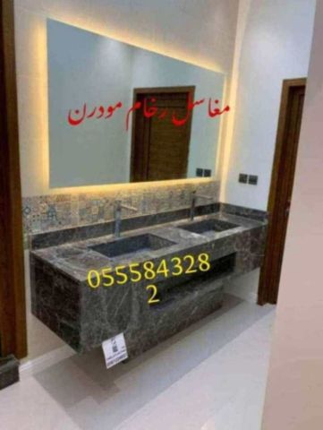 مغاسل رخام ، تركيب وتفصيل مغاسل رخام حمامات في الرياض 10