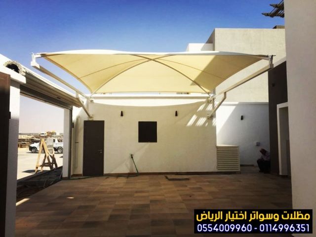 تركيب مظلات متحركة حي حطين 0554009960  مظلات وسواتر اختيار الرياض 3
