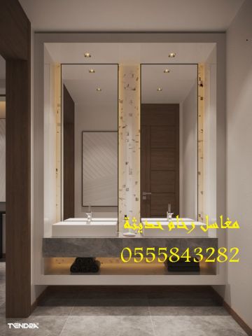  مغاسل رخام ، ديكورات مغاسل حمامات افضل صور مغاسل حمامات  10