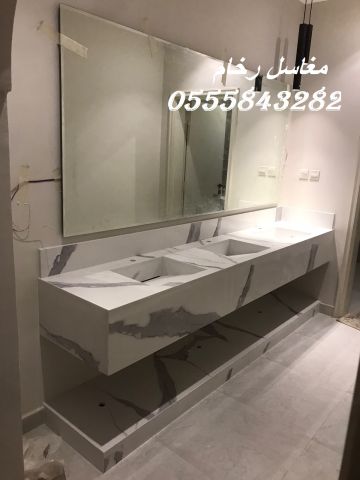  مغاسل رخام ، افضل صور مغاسل حمامات , ديكورات مغاسل حمامات جديدة 5