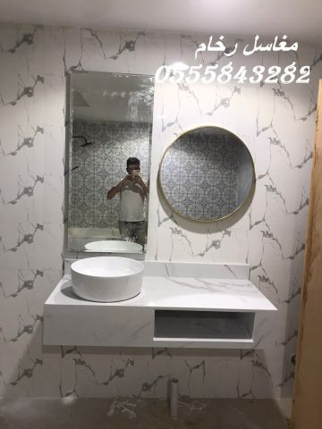  مغاسل رخام ، افضل صور مغاسل حمامات , ديكورات مغاسل حمامات جديدة 7