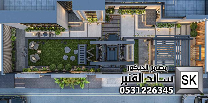 تصميم و تنفيذ حدائق منزلية في الرياض
